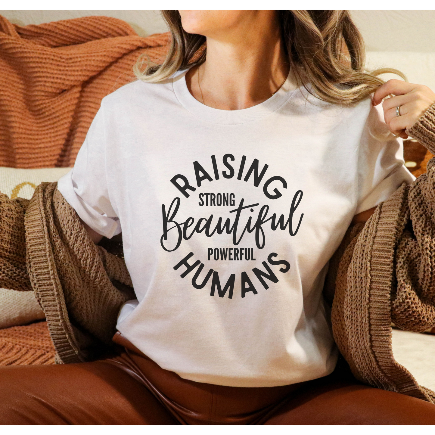 Raising Strong Beautiful Humans (G64000 Tshirt)